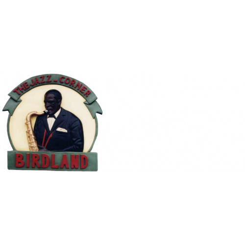 Design Wand Relief Bild Jazz Figur Birdland Figuren Skulpturen Dekoration Deko