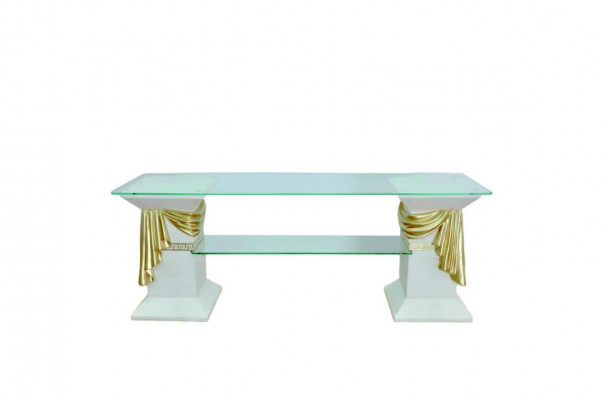 Klassische RTV Sideboard Fernseh Tisch Tische Tv Board Medusa Regal Vitrine 1877