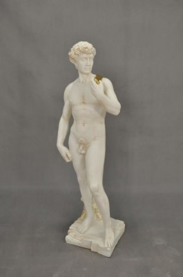 David Skulpturen Skulptur Statue Gartenfigur Figur Dekofigur Mann Garten 0013