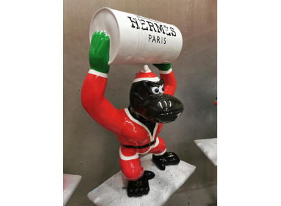 Figuren Statuen Dekoration Deko Gorilla Garten Neu Designer Figur Statue Moderne