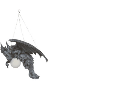 Lampe Drachenfigur Gragol Hänge Leuchte Gothik Leuchten Decken Lampen Neu 6818