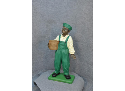Dunkel Häutiger Junge Skulptur Figur Skulpturen Figuren Statue Stil 1920er