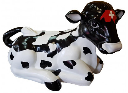 Moderne Dekoration Kalb Deko Statue Skulptur Abstrakt Figuren echte handarbeit
