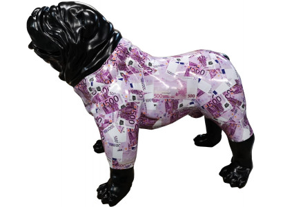 Designer Figur Statue Euro Figuren Dekoration Hund Garten Skulptur Skulpturen