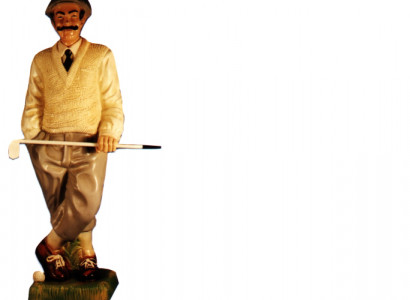 Design Golfspieler Figur Statue Skulptur Figuren Skulpturen Dekoration Deko 7610