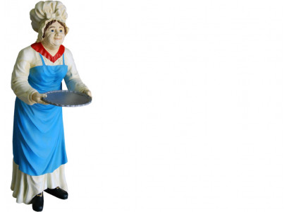 Servier Ständer Großmutter Figur Statue Skulptur Figuren Skulpturen Dekoration