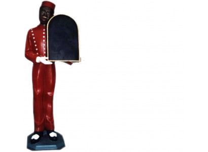 Tafel Schild Restaurant Figur Statue Skulptur Figuren Skulpturen Dekoration Deko