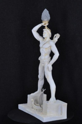 Stehleuchte Lampe Leuchte Antik Statue Figur Skulpturen Skulptur Statuen KOLOSS
