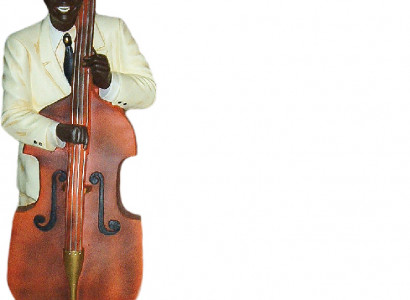 Design Kontrabaß Figur Statue Skulptur Figuren Skulpturen Dekoration 4021 Neu