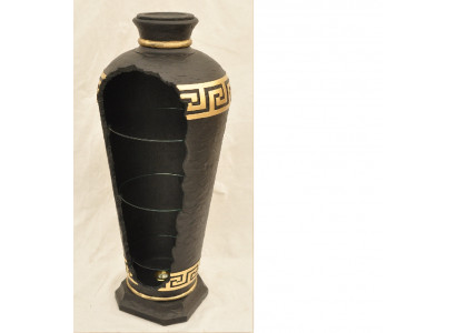 Design Beleuchtung Vase Hausbar Flaschenregal Cocktailbar Dekobar Vitrinbar 6973