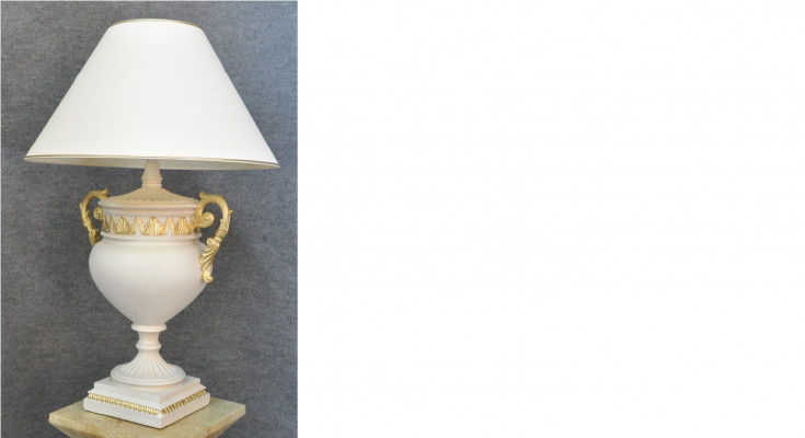 Tischlampe Vase Griffen Vasen XXL 90cm Standleuchte Lampe Tischlampen Leuchten
