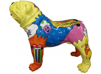 Dekoration Hund Garten Skulptur Skulpturen Design Figur Statue Abstrakt Figuren