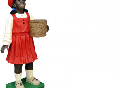 Design Schwarzes Kind Mädchen Figur Statue Skulptur Figuren Skulpturen Deko 7061