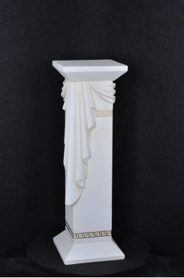 Medusa Säule Römische Säulen Marmor Skulptur Figur Deko Dekoration Ständer 1041