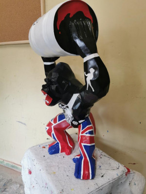 Abstrakte Figur Figuren Abstrakt Statuen Skulptur designer Loft bunte Skulpturen
