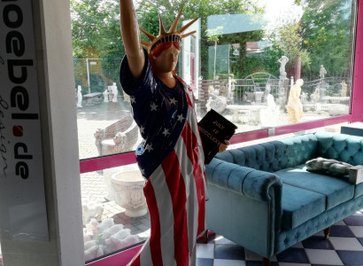 Freiheits Statue XXL 240cm Freiheitsstatue Figur USA Liberty Skulpturen Neu 6807