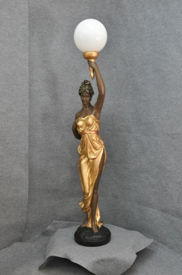 XXL Design Steh Leuchte Stand Leuchten 153cm Lampe Skulptur Figur Figuren Statue