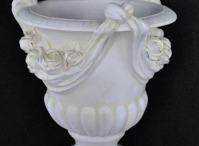 XXL Vase Tisch Dekoration Deko Vasen Antik Stil Skulptur Figur Kelch Rom 79cm