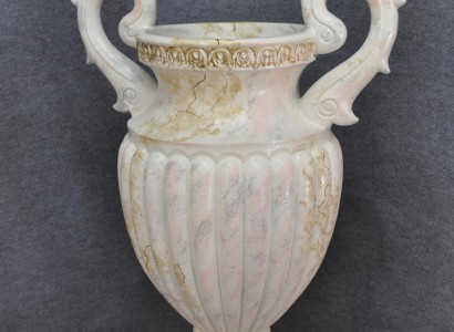 Design Blumen Vase Pokal Kelch Vasen Schalen XXL Boden Schale Römischer Stil Neu