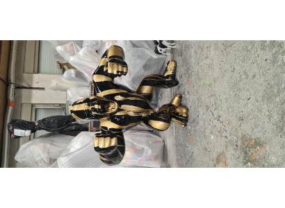 Abstrakte Figur Statue Gartenfiguren Dekoration Statuen Skulpturen Gorilla Neu