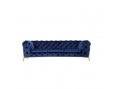 Chesterfield Sofagarnitur Sofa Couch Polster 3 2 1 Sitzer Leder Sofas Stoff Neu