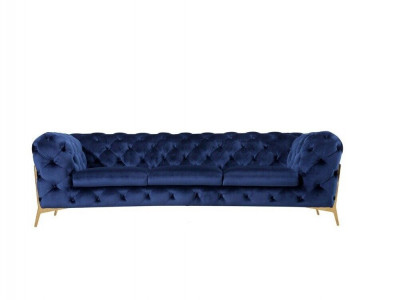 Chesterfield Sofagarnitur Sofa Couch Polster 3 2 1 Sitzer Leder Sofas Stoff Neu