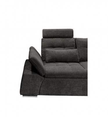 Ecksofa L-Form Sofa Couch Design Polster Modern Textil Bettfunktion Stoff