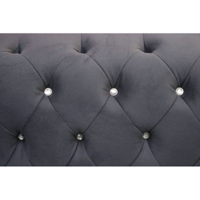 Chesterfield Sofagarnitur 3+2+1 Schlafsofa Sofa Couch Polster Leder Sofas Bett
