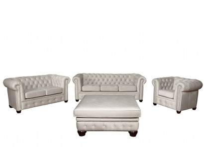 Sofagarnitur 3+2+1 Sitzer Sofa Sitz Couch Polster Garnitur Klassische Couchen