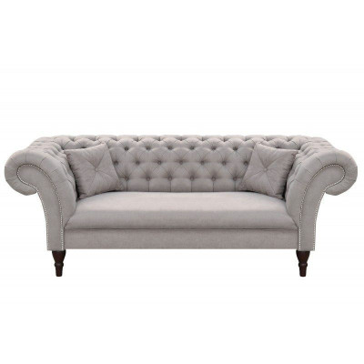 Chesterfield Sofagarnitur 3+2 Couch Sofa Polster Design Leder Stoff Garnituren