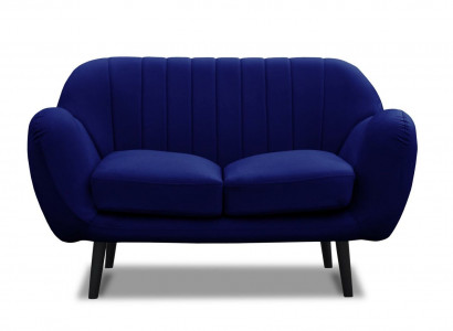 Couch Polster 3+2+1 Sitzer Polster Möbel Sofagarnitur Couchen Blau Sofas