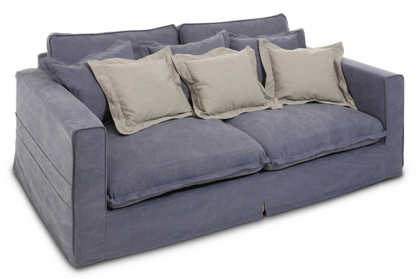 Sofa 3 Sitzer Stoffsofas Luxus Couch Couchen big Polster Lümmel 240cm