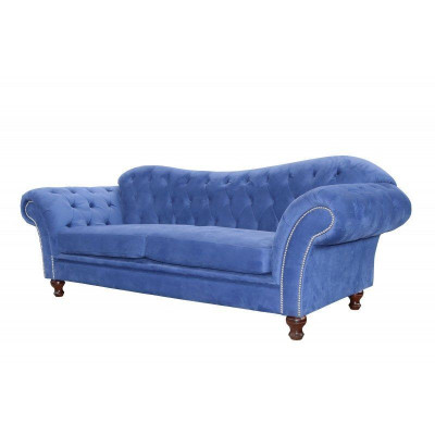 Chesterfield Sofa SHEFFIELD 3 Sitzer mit Bettfunktion Couch Sofas Couchen Neu