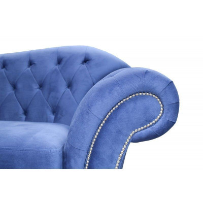 Chesterfield Sofa SHEFFIELD 3 Sitzer mit Bettfunktion Couch Sofas Couchen Neu
