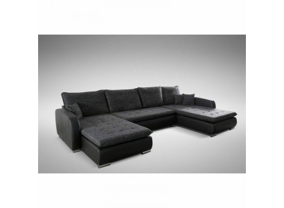 Design Ecksofa Sofa Elena Bettfunktion Couch Polster Sitz Eck Sofas XXL Neu
