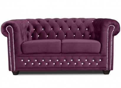 Chesterfield Sofagarnitur 2+1 Sitzer Design Couch Sofa Garnitur Set Neu