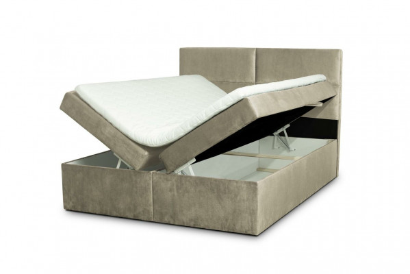 Polsterbett Design Bett Schlafzimmer Textil Leder Polster Hotel Betten Boxspring