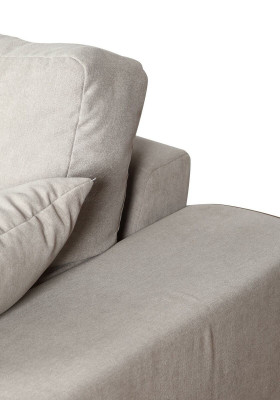 Sofa 4 Sitzer Stoffsofas Luxus Designer Couch Couchen big Polster Lümmel 274cm