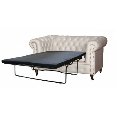 Chesterfield Oxford 2 Sitzer mit Bettfunktion Couch Polster Sofas Couchen Neu