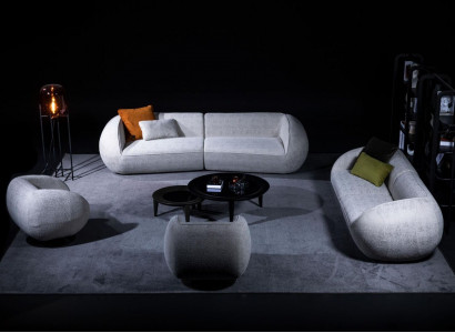 Sofagarnitur Lounge Sitzgruppe Dreisitzer Sessel Polsterecke Moderne