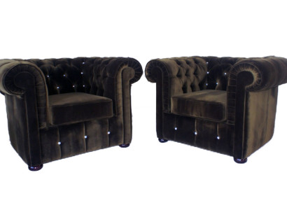 SESSEL COUCH SOFA FERNSEHSESSEL LOUNGE POLSTER CHEF BÜRO DREHSESSEL CHESTER 13