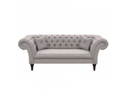 Chesterfield Design Couch Polster Leder Textil Sofa Sofas Couchen 3er Sitzer Neu