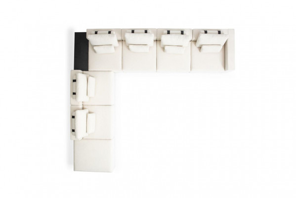 Loungemöbel-Set Wohnzimmer Beige Polstersofa Couchgarnitur Möbel Neu