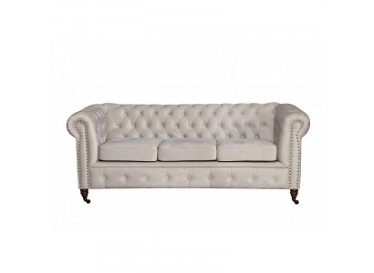 Design Klassiker Chesterfield Polster Sofa Couch Garnitur 3 Sitzer Ledersofa Neu