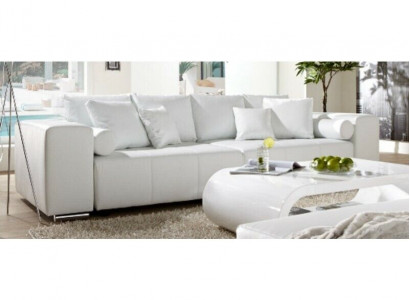 Sofa 4 Sitzer Big XXL Bettfunktion Couch Sofas Couchen Wohnzimmer Design Neu
