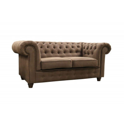 Chesterfield Büro Office Sofa Couch Textil Design Sitz Polster Cambridge Sofas