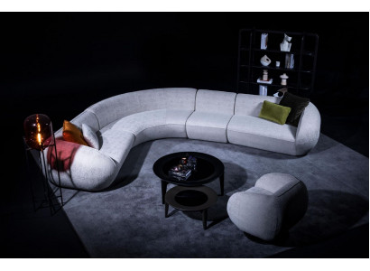 Graue Ecksofagarnitur Wohnzimmer Polstersofa Luxus Ecksofagruppe Sofa
