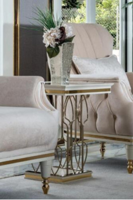 Sessel Chesterfield Möbel Tisch Set 2x Einsitzer Set Couch Sofa 3tlg.