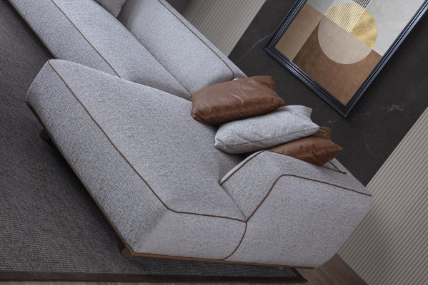 Eckgarnitur Couch Sofa Couchen Sets Grau Ecksofa Eckgruppe Couch Sofas