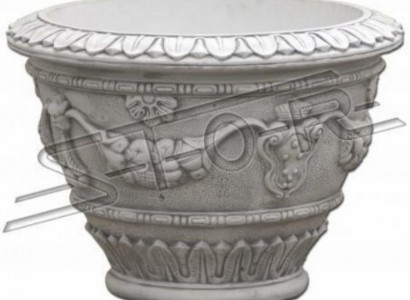 Blumenkübel Natur Pflanz Kübel Dekoration Vasen Figur Garten Blumentöpfe